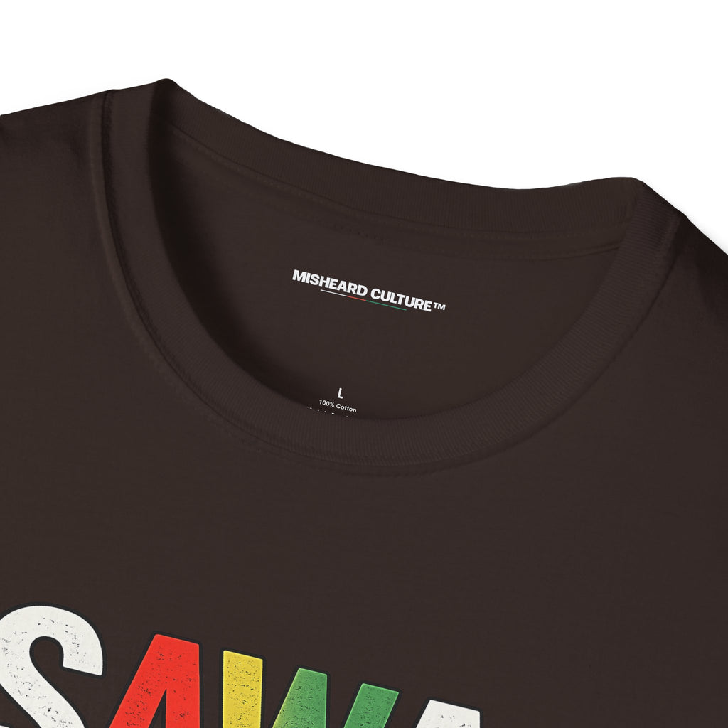Sawa, Not Sour! | Funny Swahili Misheard Phrase T-Shirt