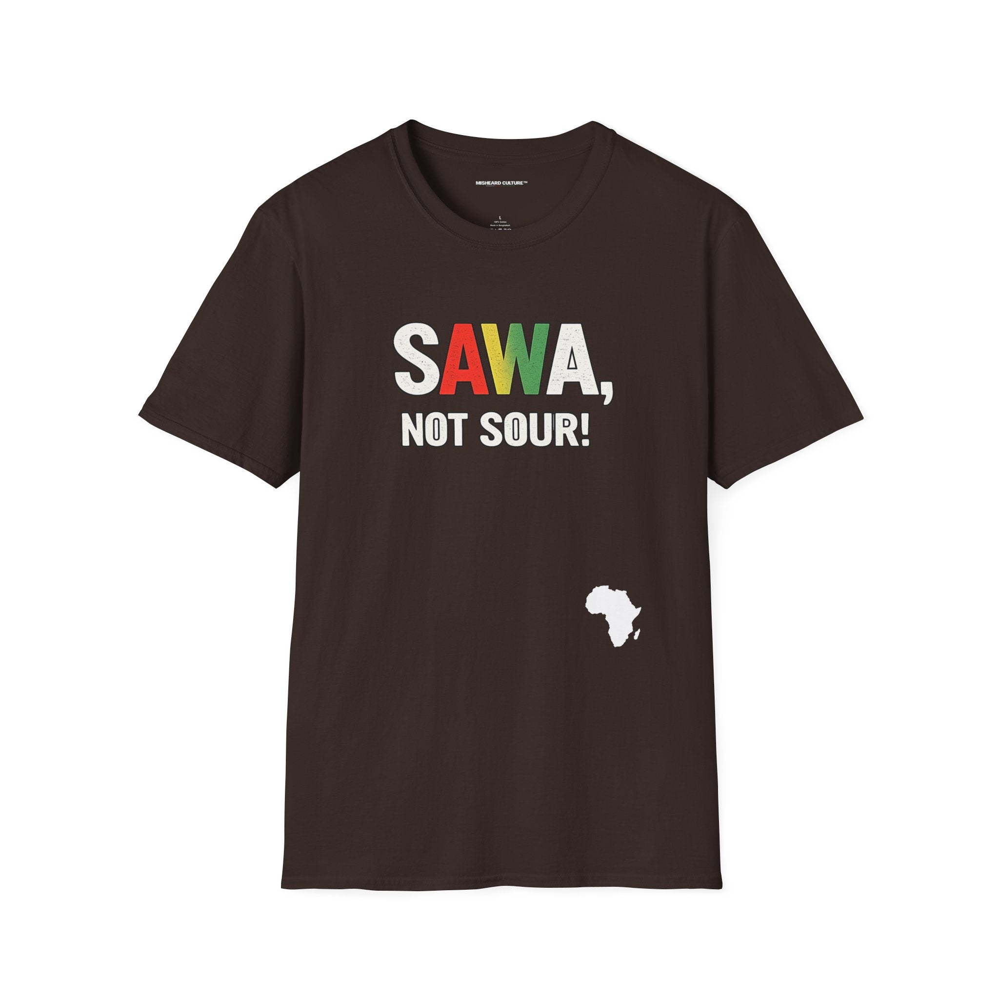Sawa, Not Sour! | Funny Swahili Misheard Phrase T-Shirt