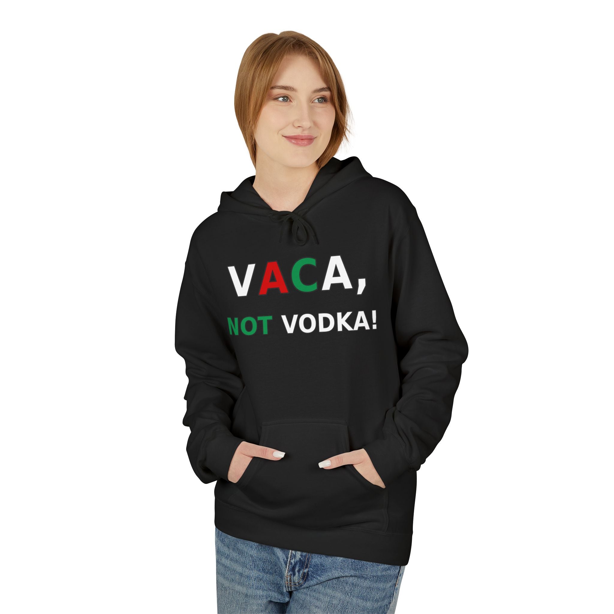 Vaca, Not Vodka! 😂 | Funny Spanish Misheard Phrase T-Shirt